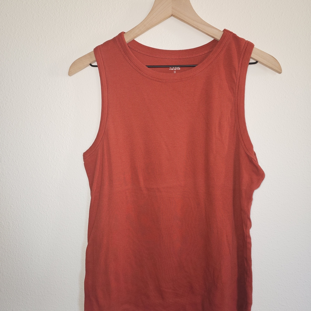 a.n.a Women's Vibrant Red Tank Top